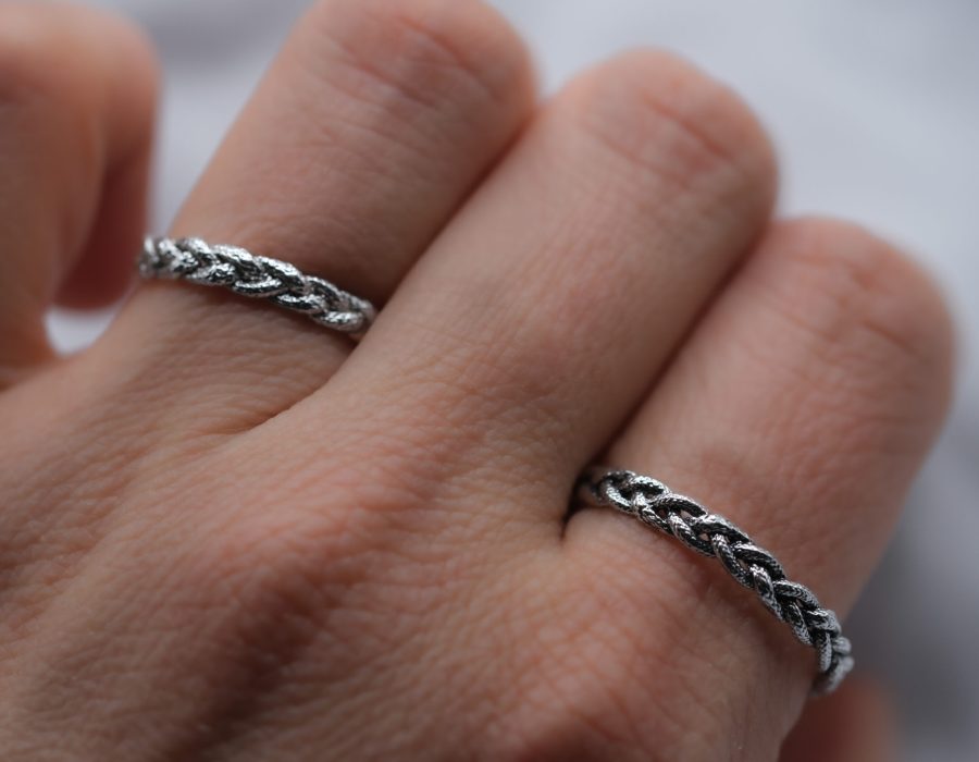 Anillo Mini trenza
