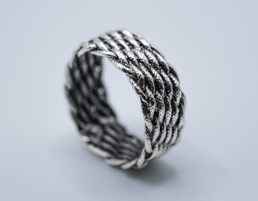 Anillo trenza 7 Hebras