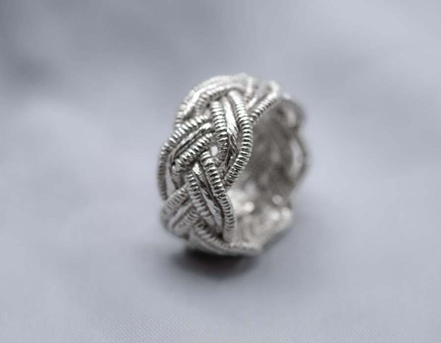 Anillo trenza XL