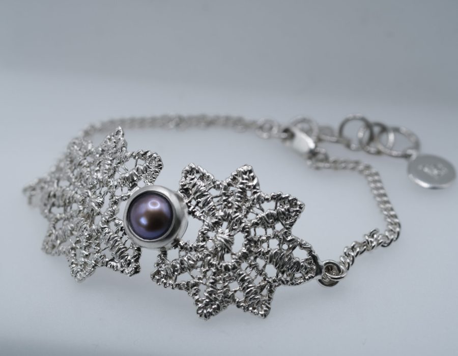 Pulsera perla estrellada